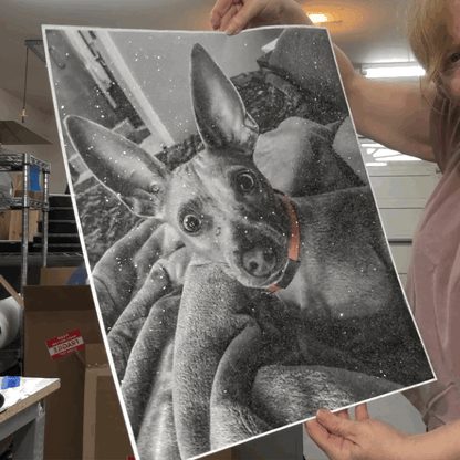 DazzlePets | DazzlePrints Fully Encrusted Glitter Photo