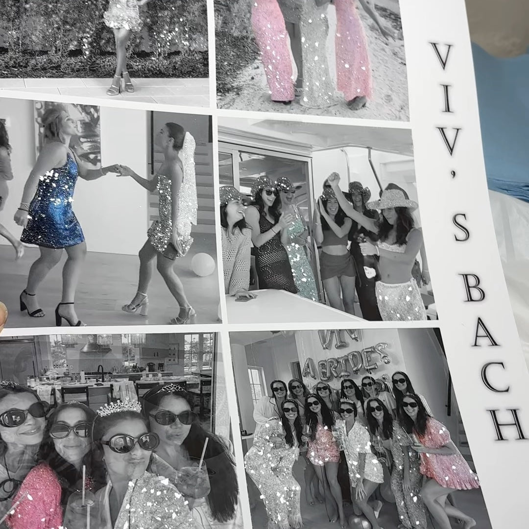 Transform your Journey into a Sparkling Glitter Photo Keepsake Gift
