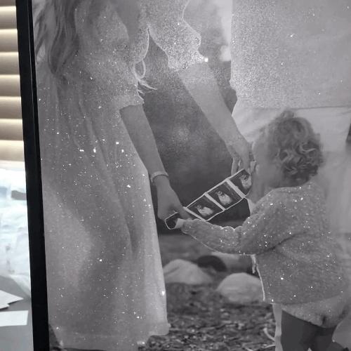 Signature Sparkling Glitter Photo Keepsake