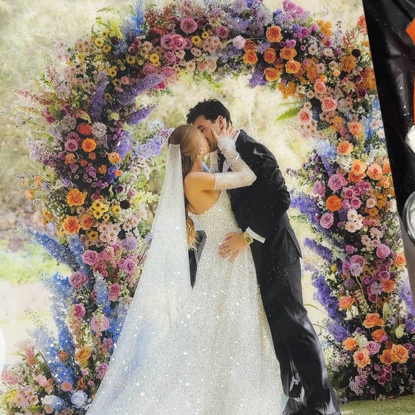 DiamondLuxe Glitter Resin & Glass Mounted Print