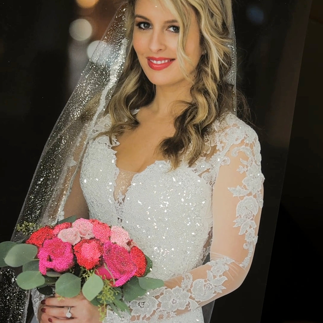 Signature Sparkling Glitter Photo Keepsake