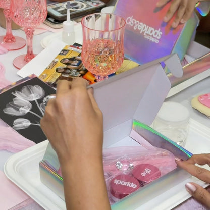 Sparkle & Sip Glitter Pre-Holiday Workshop LA October 11