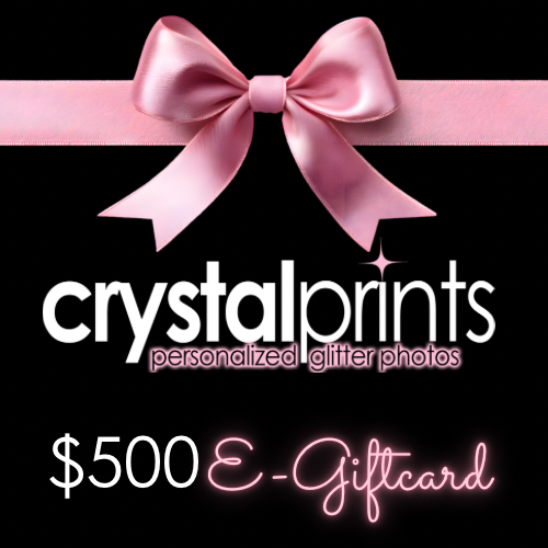 CrystalPrints Elegant Sparkly Magical Glitter Photo Digital GiftCard