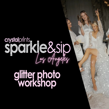 Sparkle & Sip Glitter Pre-Holiday Workshop LA October 11