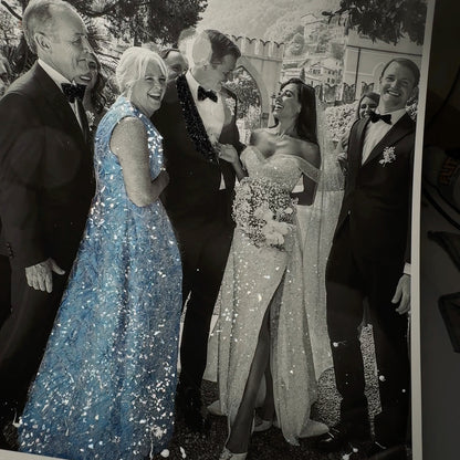 ColorPop and B/W Sparkly Glitter Photo Art Print