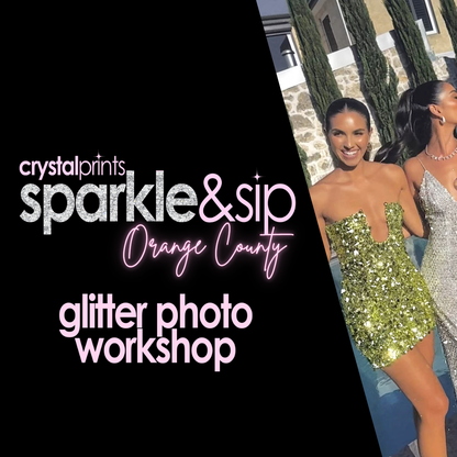 Sparkle & Sip Glitter Pre-Holiday Workshop LA October 11