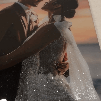 DiamondLuxe Glitter Resin & Glass Mounted Print