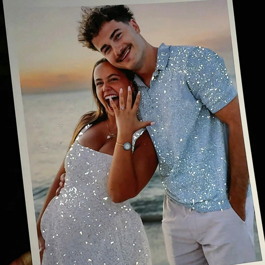 Signature Sparkling Glitter Photo Keepsake