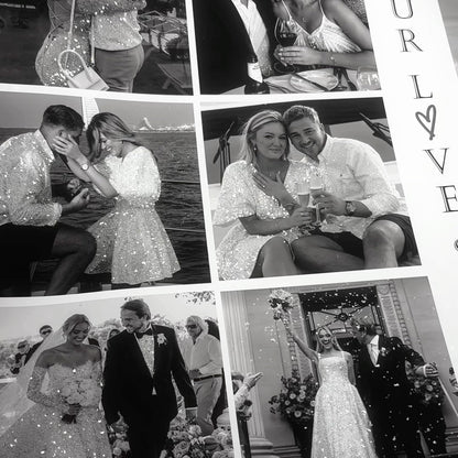 Transform your Journey into a Sparkling Glitter Photo Keepsake Gift