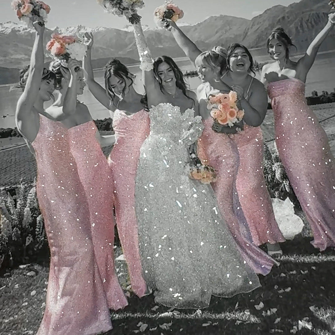 Signature Sparkling Glitter Photo Keepsake