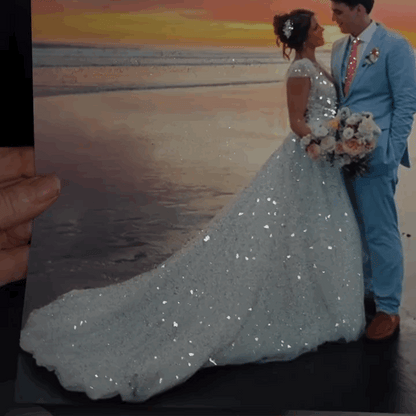 Signature Sparkling Glitter Photo Keepsake