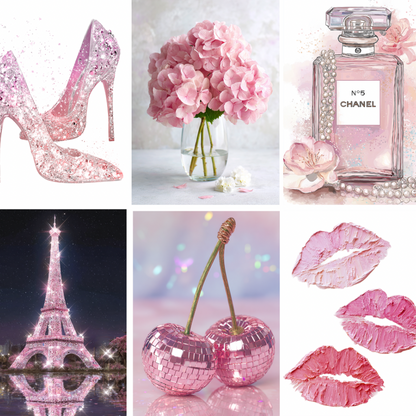 Themed 5x7 Glitter Kit Photo Packs