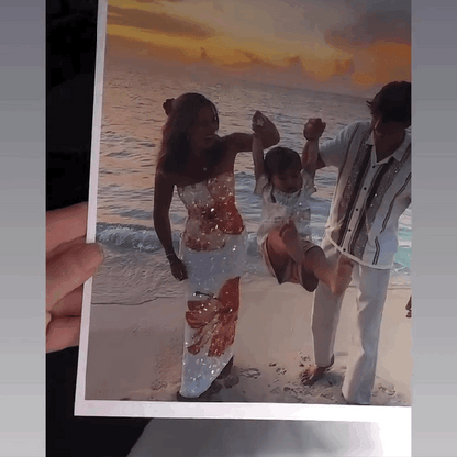 Signature Sparkling Glitter Photo Keepsake