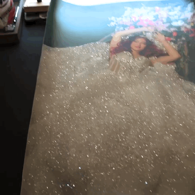 Signature Sparkling Glitter Photo Keepsake