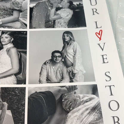 Transform your Journey into a Sparkling Glitter Photo Keepsake Gift