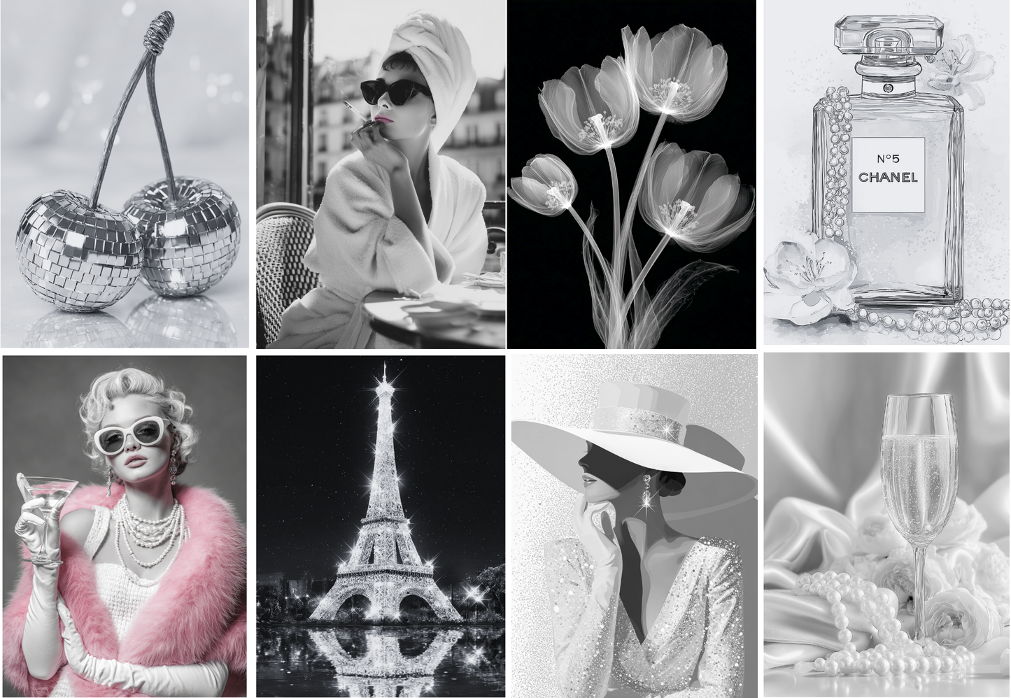 Themed 5x7 Glitter Kit Photo Packs