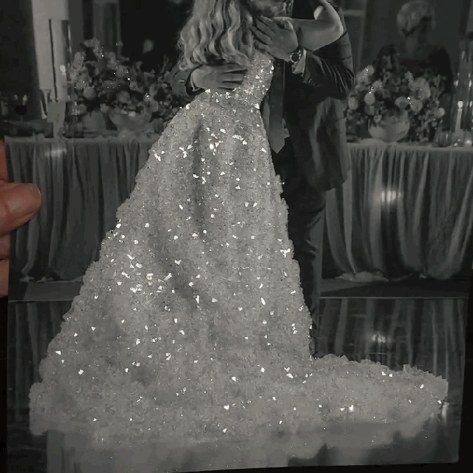 Signature Sparkling Glitter Photo Keepsake