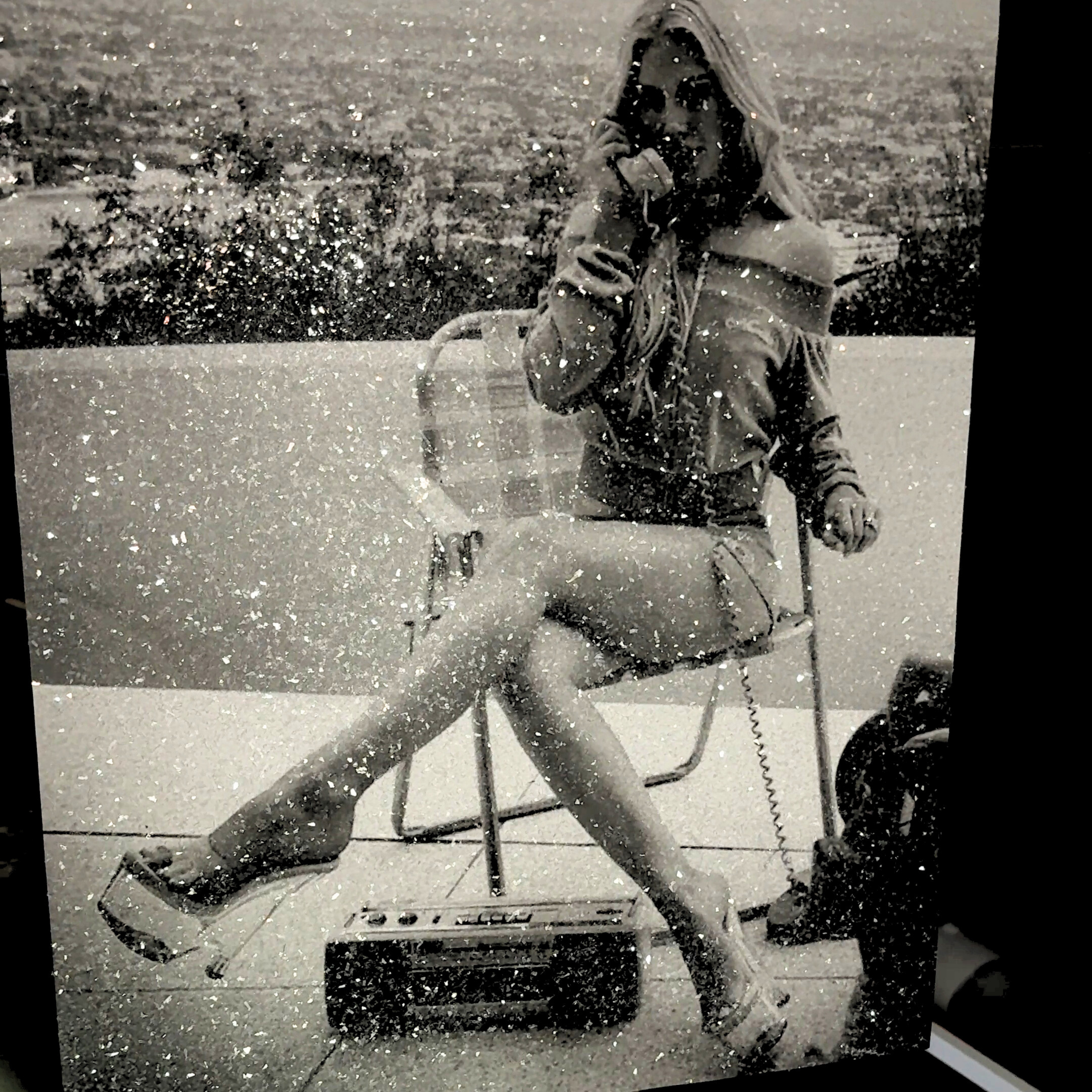 DazzlePrint Glass Encrusted Glitter Photo Art Print