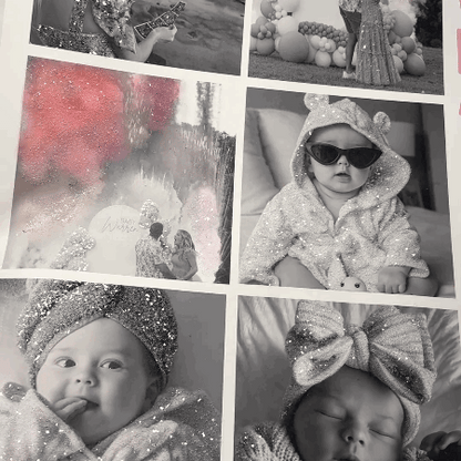 Transform your Journey into a Sparkling Glitter Photo Keepsake Gift