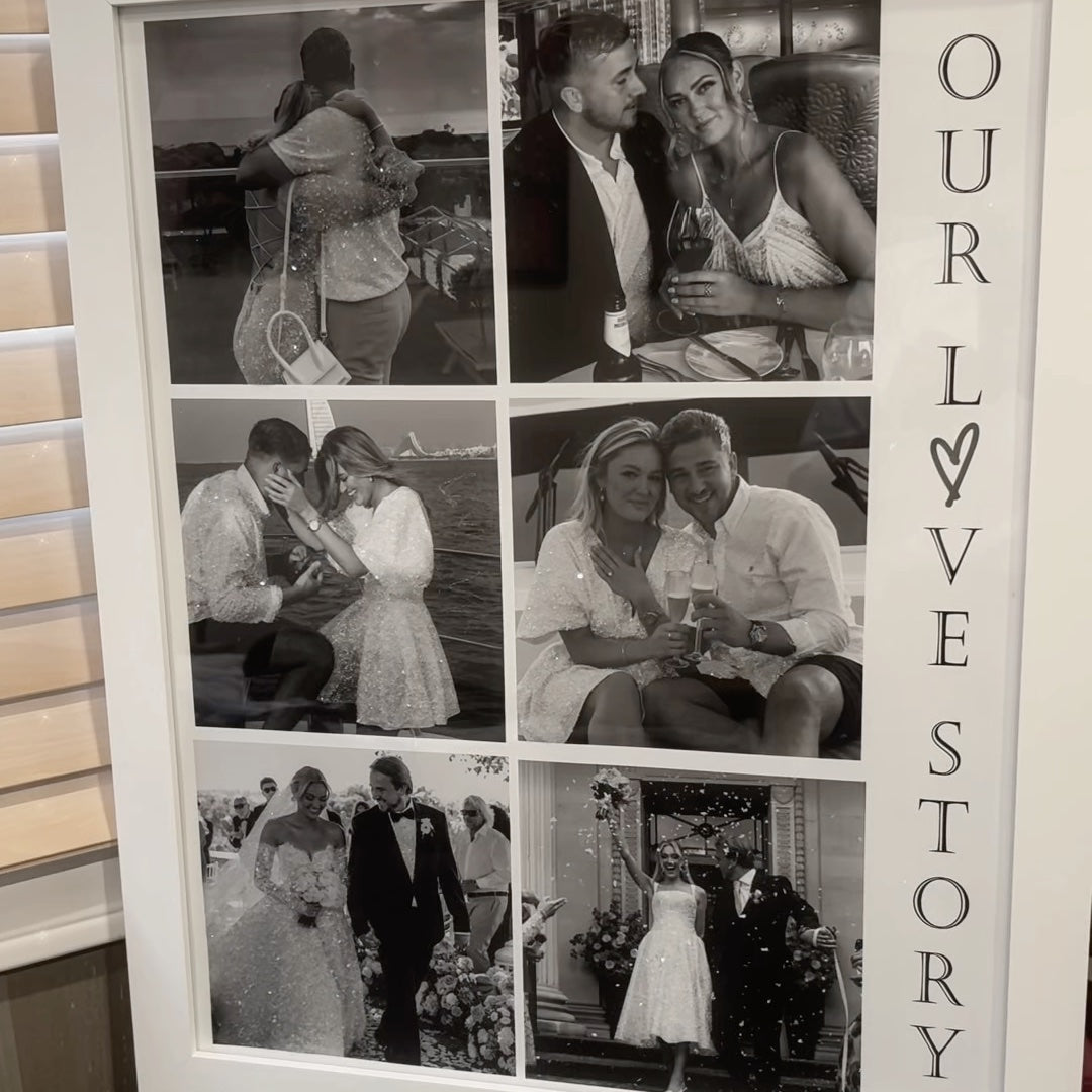 Transform your Journey into a Sparkling Glitter Photo Keepsake Gift