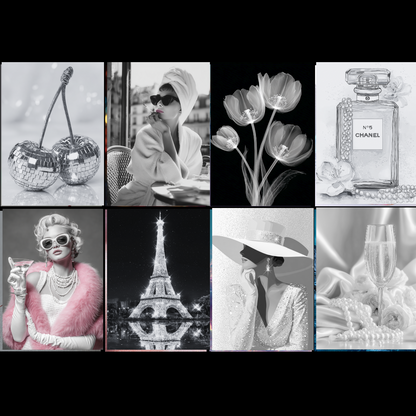 Themed 5x7 Glitter Kit Photo Packs