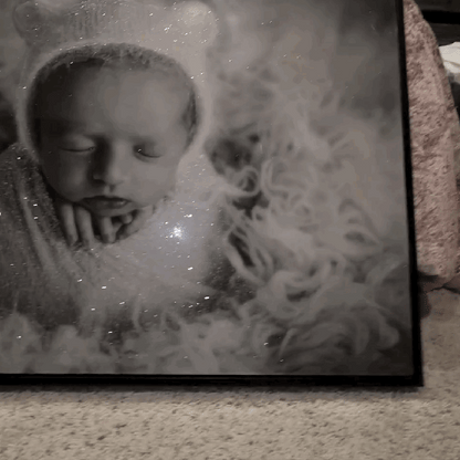 DiamondLuxe Glitter Resin & Glass Mounted Print
