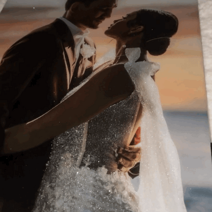 DiamondLuxe Glitter Resin & Glass Mounted Print