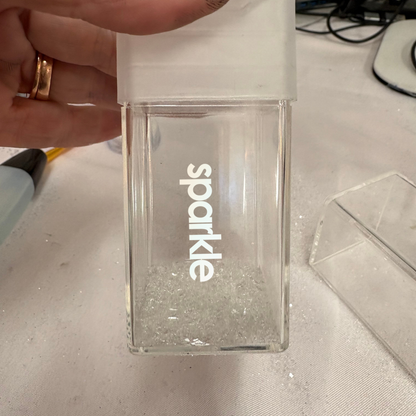 Set of 4 Square Plastic Shaker Jars | CrystalPrints Exclusive | COMING SOON