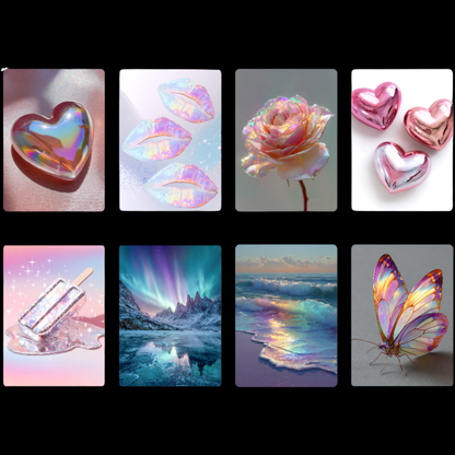 Themed 5x7 Glitter Kit Photo Packs