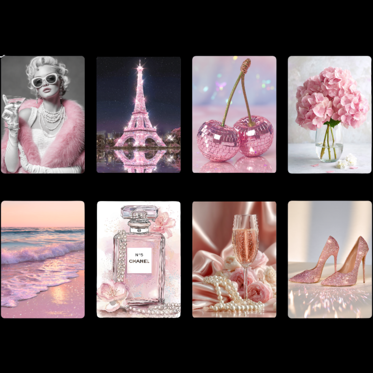 Themed 5x7 Glitter Kit Photo Packs