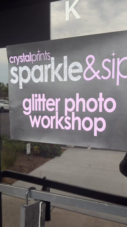 Sparkle & Sip Glitter Pre-Holiday Workshop LA October 11